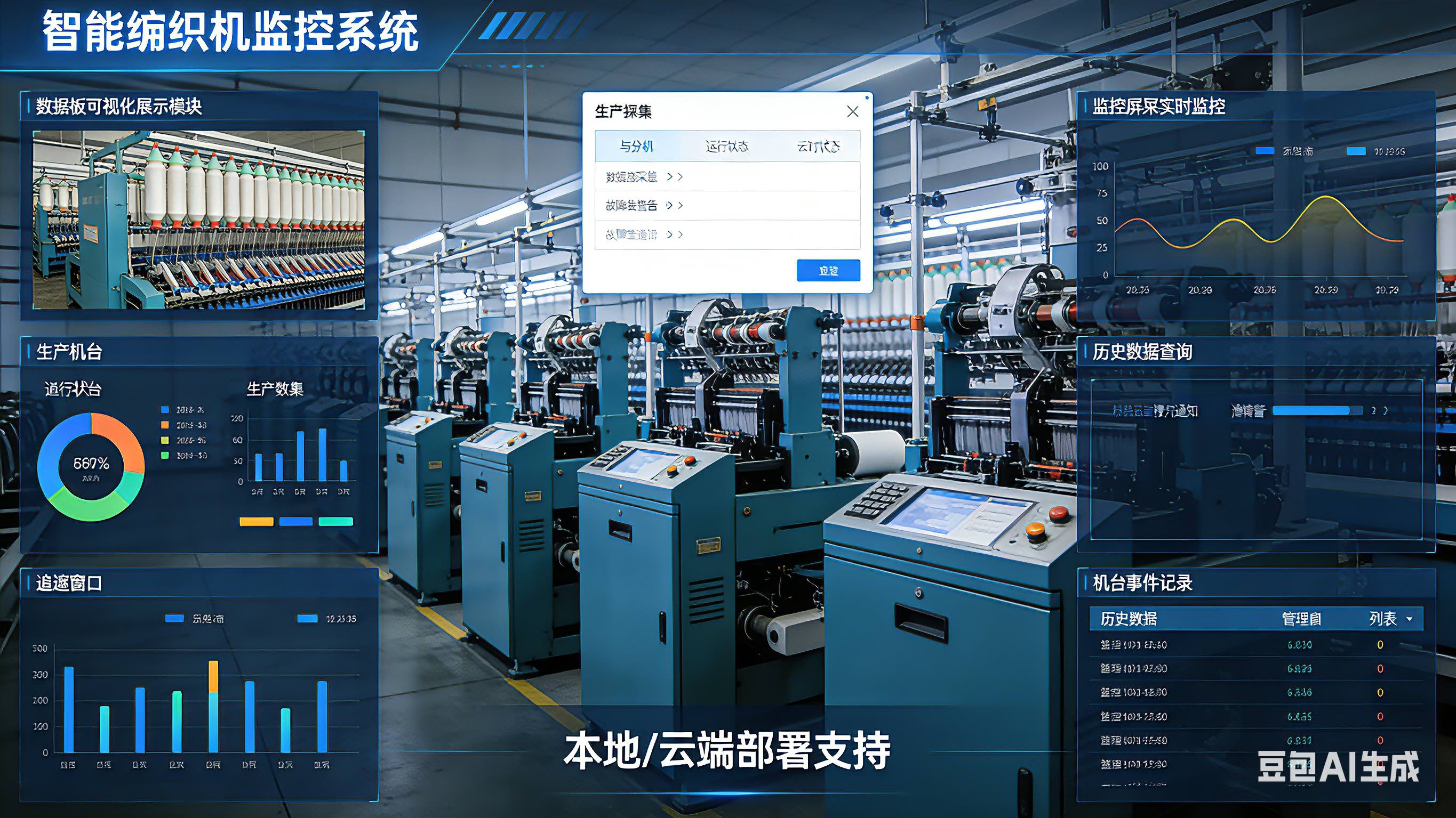 织机监控系统 - 针织织厂智能管理系统